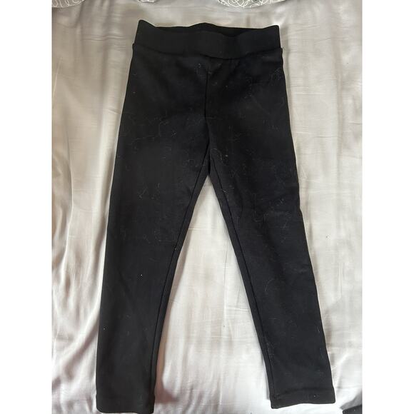 Old Navy Black Cozy Leggings size 6/7 - Picture 2 of 3